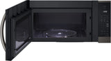 LG - 1.8 cu. ft. Smart Over the Range Microwave Oven with EasyClean in PrintProof Black Stainless Steel - MVEM1825D