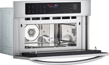 LG - 30 in. Width 1.7 cu. Ft. Smart Stainless Steel Built-In Microwave and Speed Oven with Convection and Air Fry - MZBZ1715S