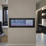 Napoleon Built-In Electric Fireplace CLEARion™Elite 50 See Thru Electric Fireplace, BlackSurround