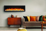Napoleon Built-In Electric Fireplace Entice™ Electric Fireplace, Glass Front, Black