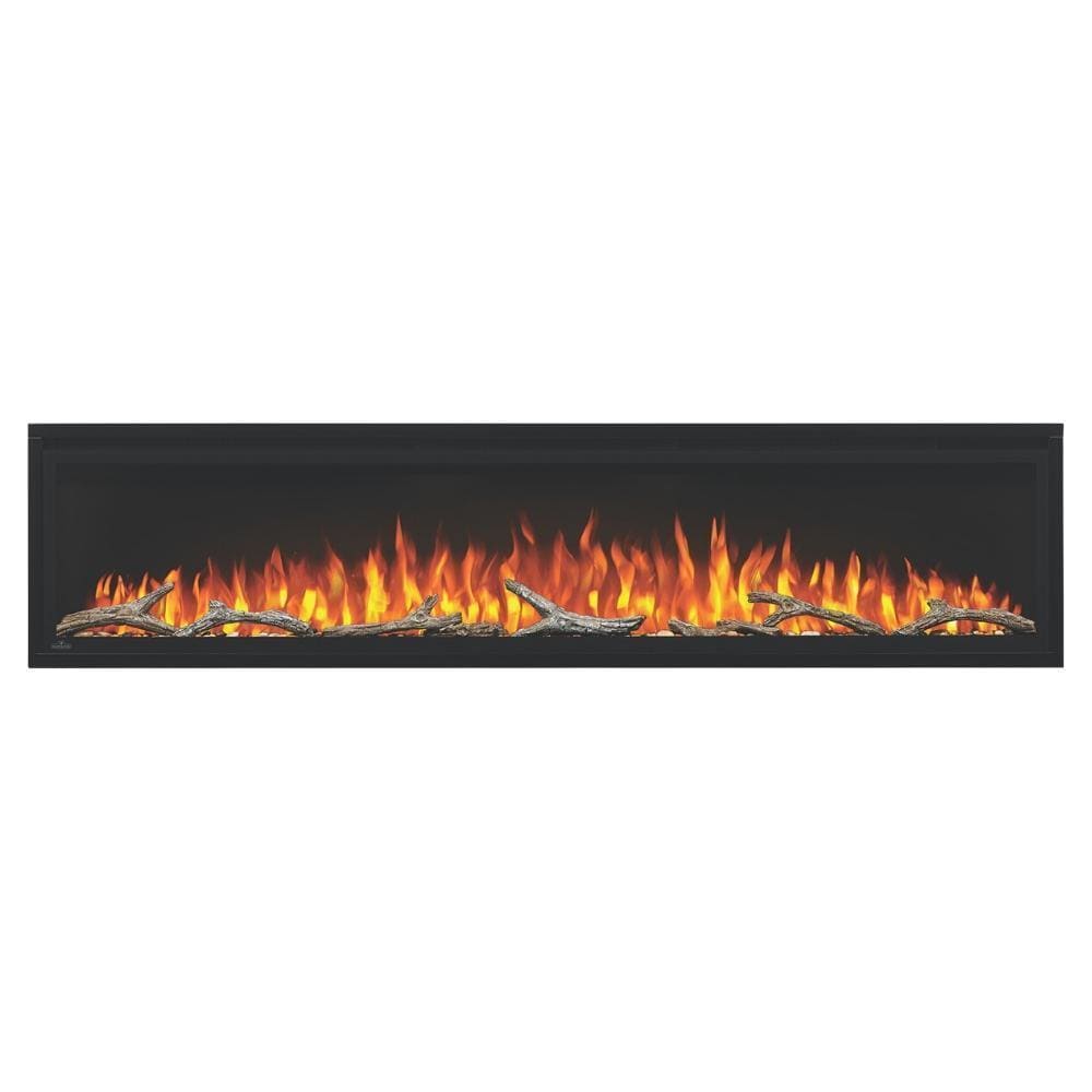 Napoleon Built-In Electric Fireplace Entice™ Electric Fireplace, Glass Front, Black