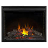 Napoleon Electric Fireplace 40 Ascent ™ Electric Fireplace, Glass Front, Powder Coated Black Finish