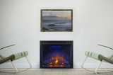 Napoleon Electric Fireplace Ascent ™ Electric Fireplace, Glass Front, Powder Coated Black Finish