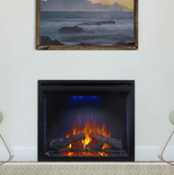 Napoleon Electric Fireplace Ascent ™ Electric Fireplace, Glass Front, Powder Coated Black Finish