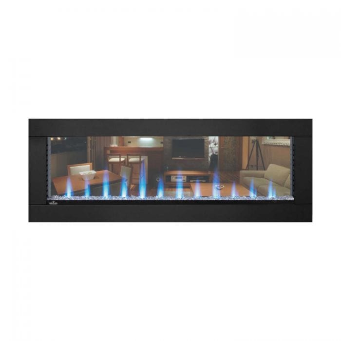 Napoleon Fireplace Surrounds Black Napoleon Fireplace Deep Surrounds for CLEARion Series - Black/Stainless Steel
