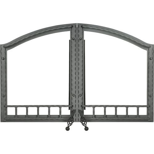 Napoleon Hearth Arched Wrought Iron Double Door | H335-1WI