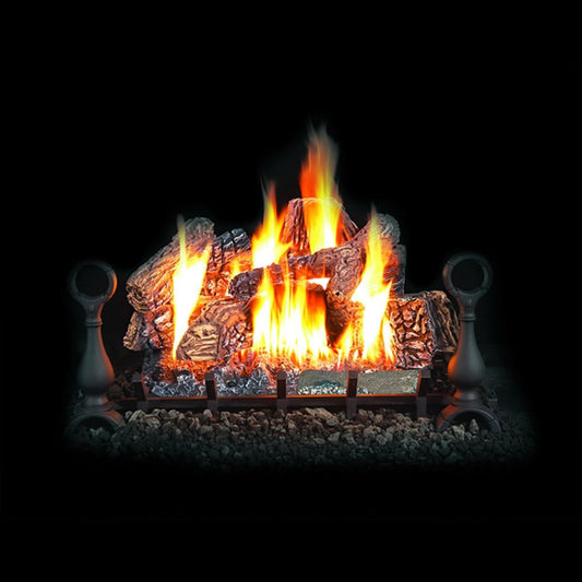 Napoleon Hearth Electric Fireplace Napoleon - 18  Fiberglow Ventless Gas Log Set | GVFL