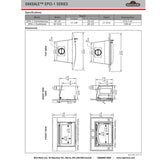 Napoleon Hearth Electric Fireplace Napoleon - EPI3T Oakdale Wood Burning Fireplace Insert | EPI3T-1