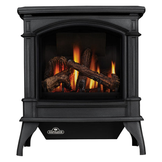 Napoleon Hearth Electric Fireplace Napoleon - GDS60 Knightsbridge Direct Vent Gas Stove - Black | GDS60-1NSB