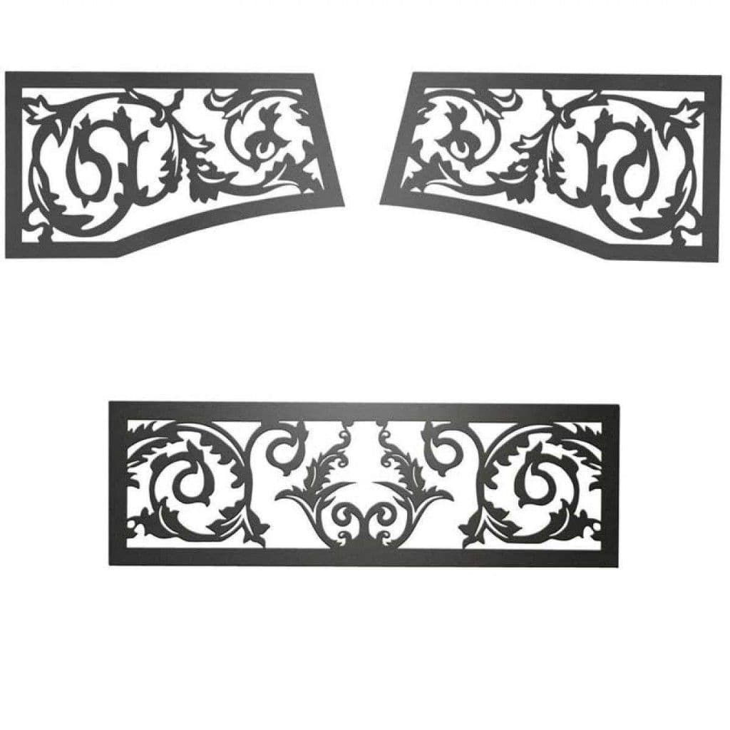 Napoleon Hearth Metallic Black Victorian Ornamental Inset (Required with Traditional Metallic Black Surround) | VOIK