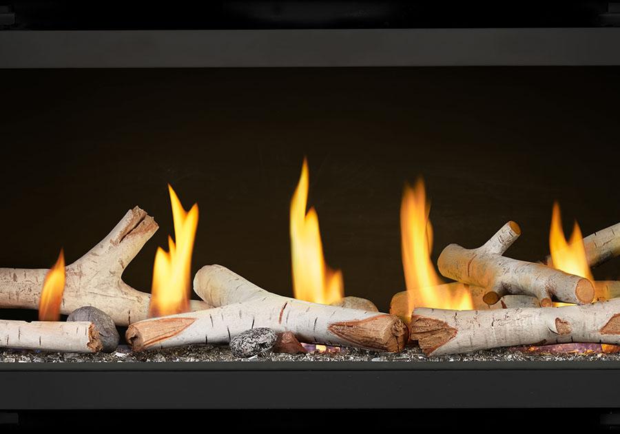 Napoleon Hearth Napoleon Fireplaces BLKS Birch Log Fire Kit Decorative Media