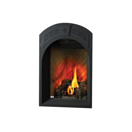 Napoleon Hearth Napoleon Hearth -  Arched Black Heritage Pattern Surround with Safety Barrier | AFK82-1SB
