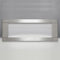 Napoleon Hearth Napoleon LPS45SSSB Premium 4-Sided Surround W/Safety Screen (Covers Opening 46.5"W X 19.5"H), Brushed SS