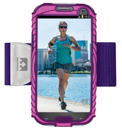 Nathan Sports : Fitness Nathan Sonic Boom Armband For Samsung Galaxy S3 Pink/Purple