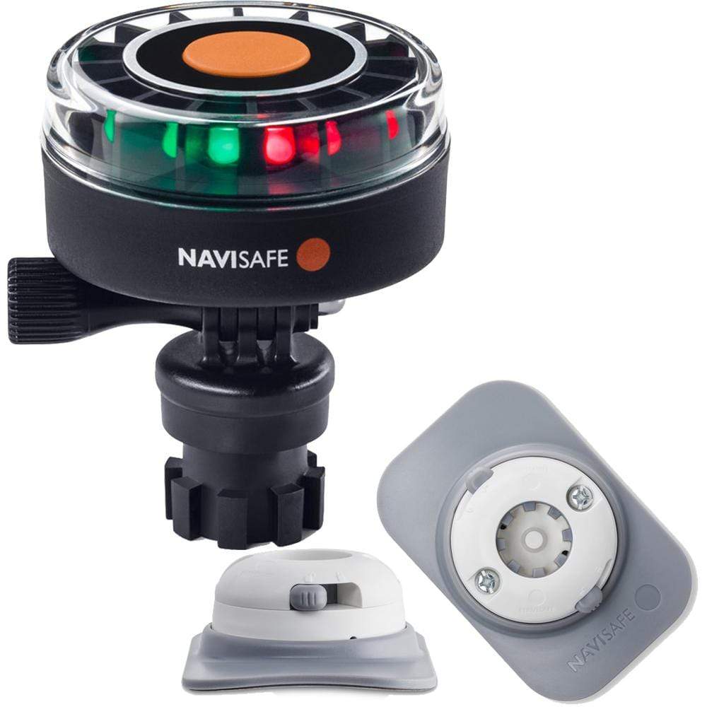 Navisafe Navigation Lights Navisafe Navilight 2NM Tricolor w/Navimount Base  RIB Mount - White [340KIT4]
