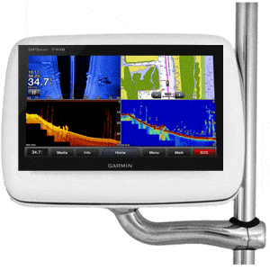 NavPod Display Mounts NavPod RMX4800-20 RailMount Pre-Cut f/Garmin GPSMAP 7408 / 7408xsv / 7608 / 7608sxv [RMX4800-20]