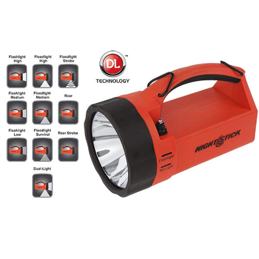 Nightstick Lights : Rechargeable Lights Nightstick VIRIBUS Lantern Rechargeable Red 210 Lumens
