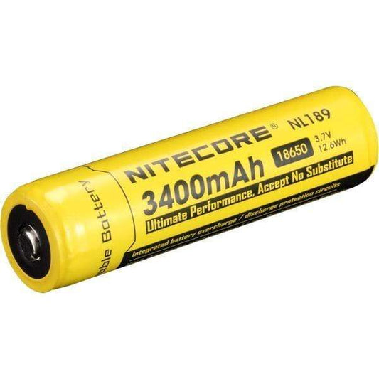 NITECORE Lights : Batteries NITECORE 18650 Rechargeable Battery 3400mAh