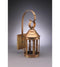 Northeastern Lantern Wall Mount Heal 1 Light 16 inch Antique Brass Outdoor Wall Lantern in Clear Glass Scroll