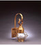 Northeastern Lantern Wall Mount Onion 1 Light 16 inch Antique Brass Outdoor Wall Lantern in Clear Glass Scroll