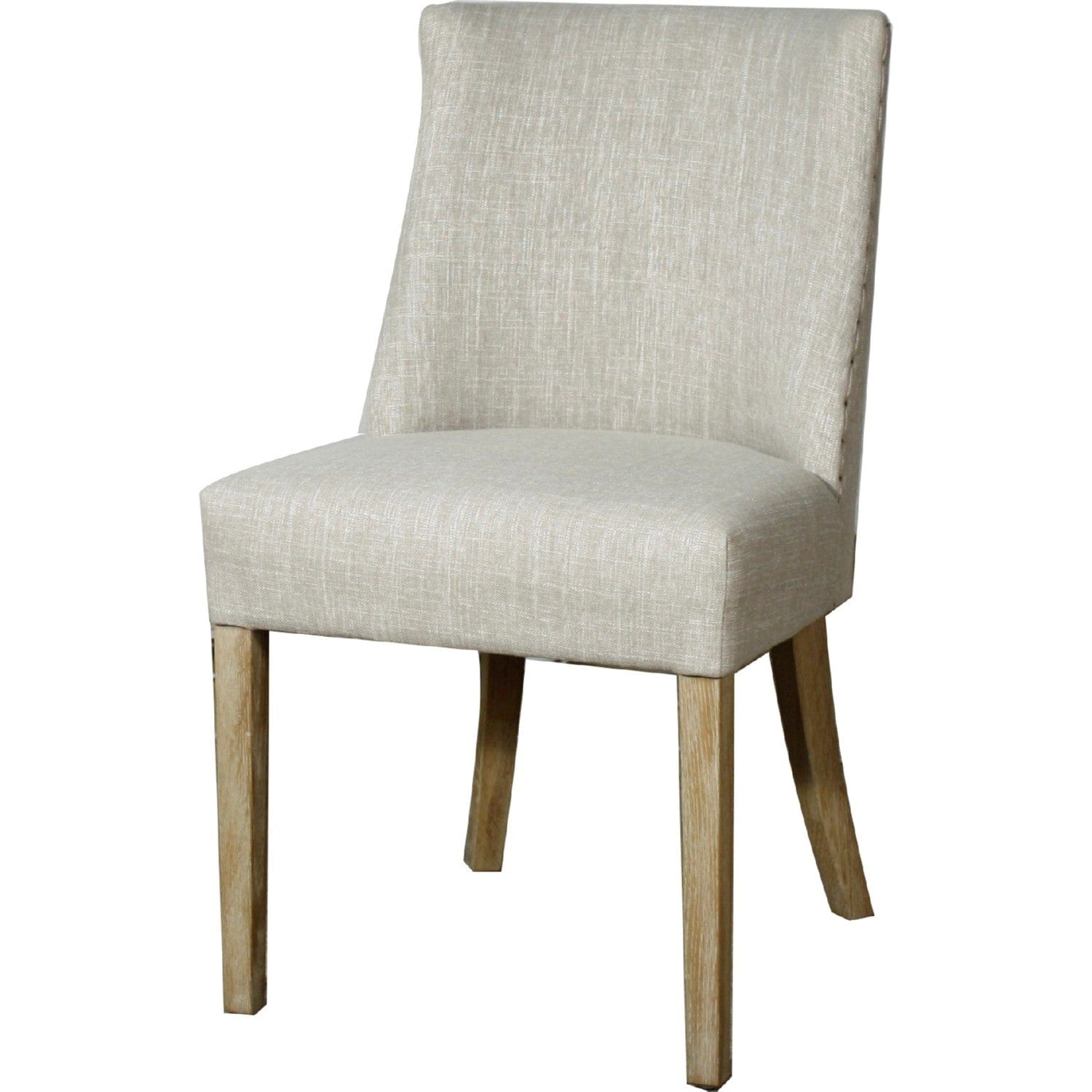 NPD Furniture NPD - New Paris Fabric Dining Side Chair, Rice | 398236-RI