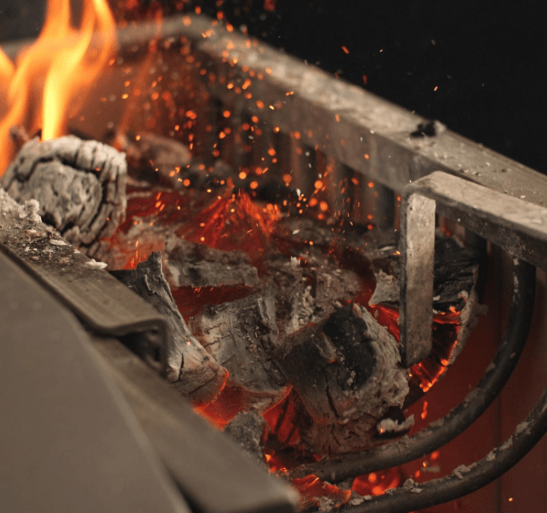 Nuke Wood Burning Grill Nuke Delta 40-Inch Argentinian-Style Gaucho Grill