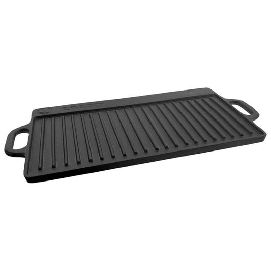 Old Mountain Camping & Outdoor : Cooking Old Mountain 2 Burner Reversible Grill Griddle 20 in X 9 in