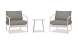 Harmonia Living - Olio 3 Piece Club Chair Set - Urban Stone/Carrera | OLIO-US-CAR-SET104