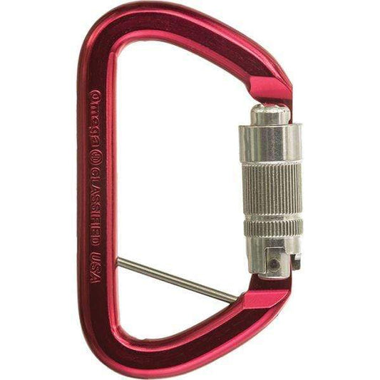 OMEGA PACIFIC Work & Rescue > Omega Carabiners SG RED/BRIGHT OMEGA G-FIRST ALUMINUM
