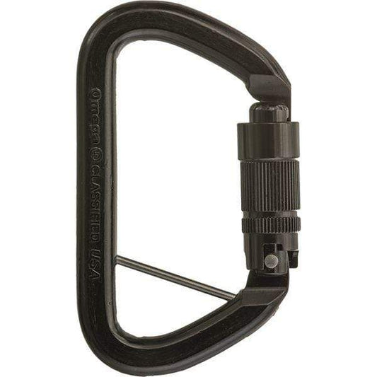 OMEGA PACIFIC Work & Rescue > Omega Carabiners TL - BLACK OMEGA G-FIRST ALUMINUM