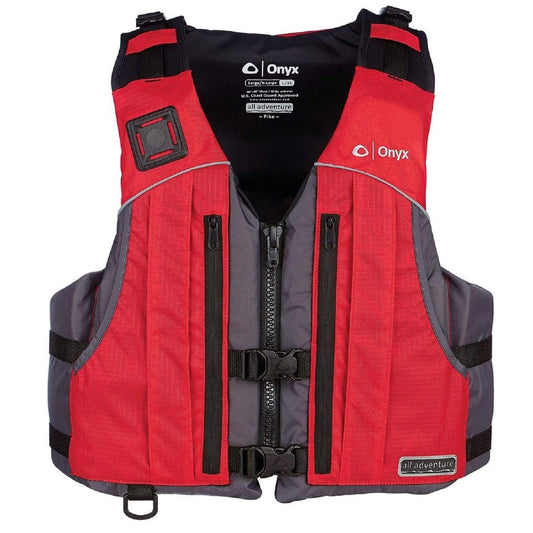 Onyx Marine/Water Sports : Lifevests Onyx All Adventure Pike Vest - Red L XL
