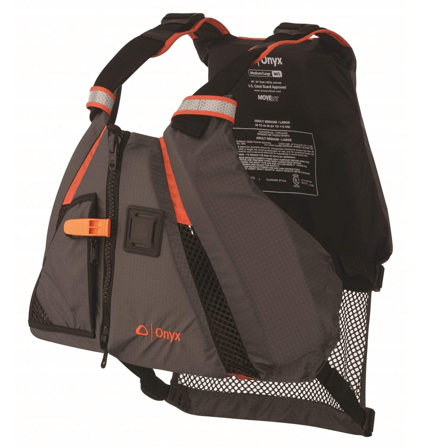 Onyx Marine/Water Sports : Lifevests Onyx Movevent Dynamic Vest-Orange-XS SM