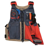 Onyx Outdoor Life Vests Onyx Kayak Fishing Vest - Adult Oversized - Tan/Grey [121700-706-005-17]