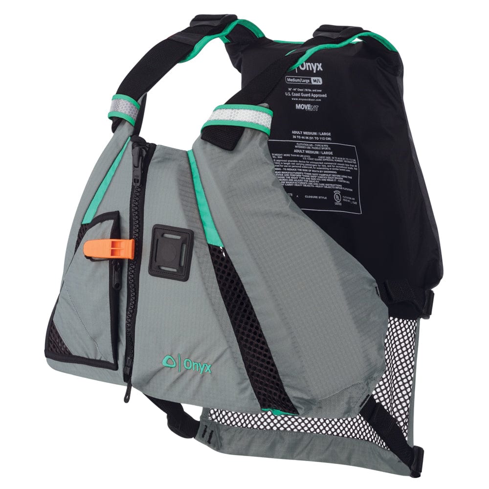 Onyx Outdoor Life Vests Onyx MoveVent Dynamic Paddle Sports Life Vest - XL/2XL - Aqua [122200-505-060-15]