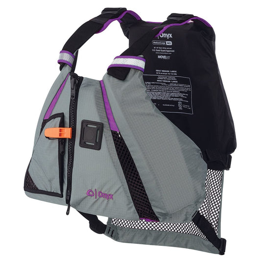 Onyx Outdoor Life Vests Onyx MoveVent Dynamic Paddle Sports Vest - Purple/Grey - M/L [122200-600-040-18]