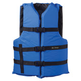 Onyx Outdoor Personal Flotation Devices Onyx Nylon General Purpose Life Jacket - Adult Oversize - Blue [103000-500-005-12]