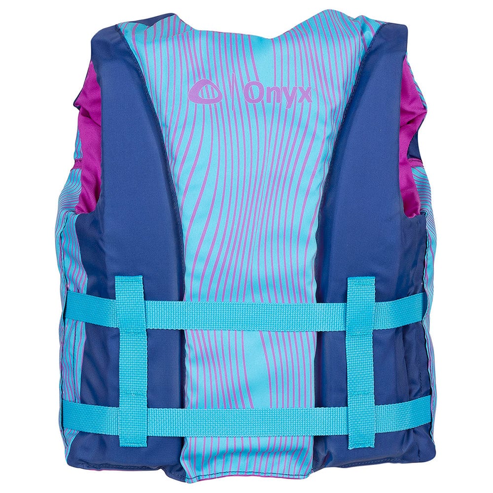 Onyx Outdoor Personal Flotation Devices Onyx Shoal All Adventure Youth Paddle  Water Sports Life Jacket - Blue [121000-500-002-21]
