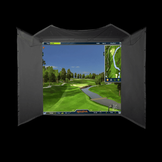 OptiShot Golf OptiShot Accessories HomeCourse Pro Screen 8' 6"H x 10'W x 8'D | Golf Simulator Screen