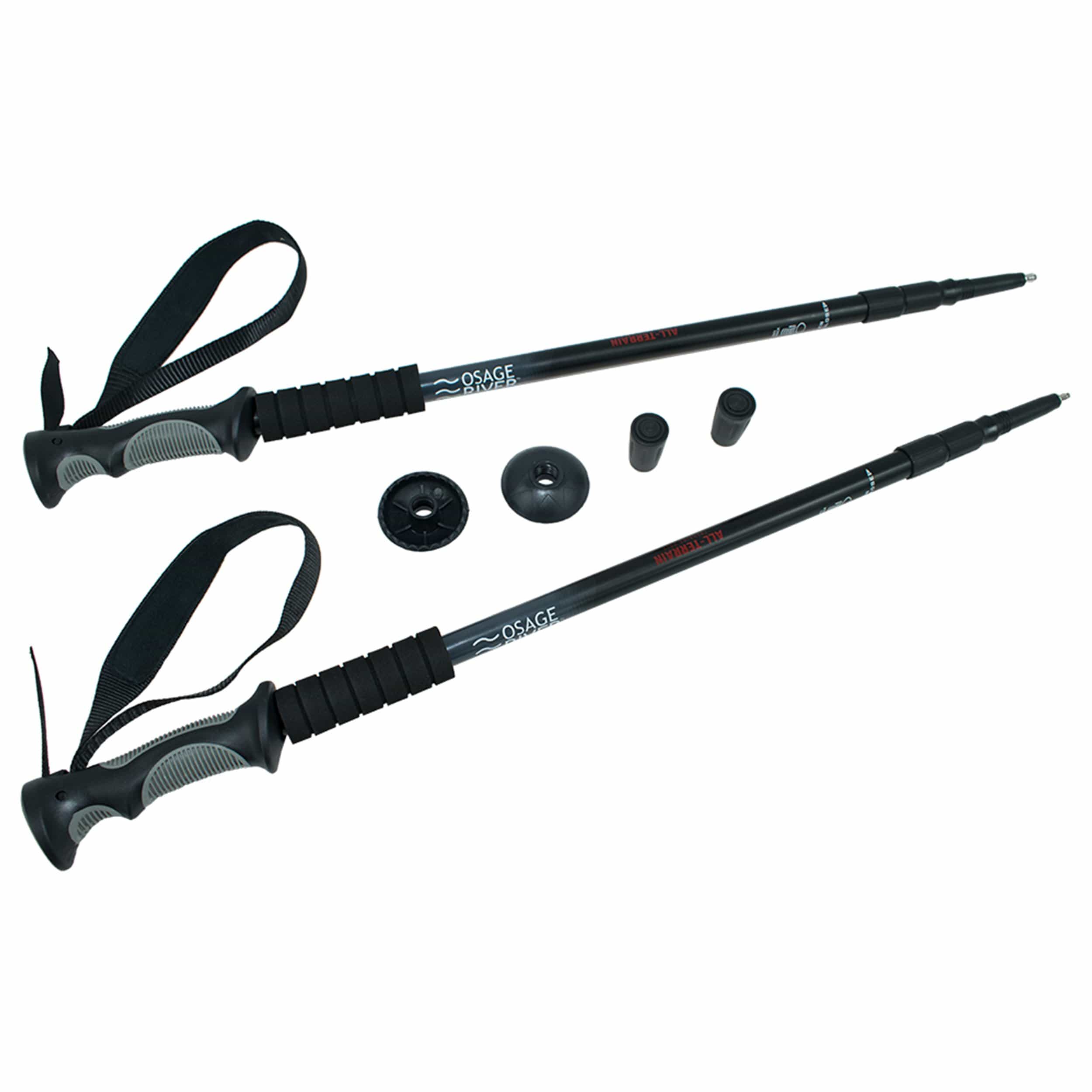 OSAGE RIVER Camping & Outdoor : Accessories Osage River Trail Trekking Poles 1-Pair Black