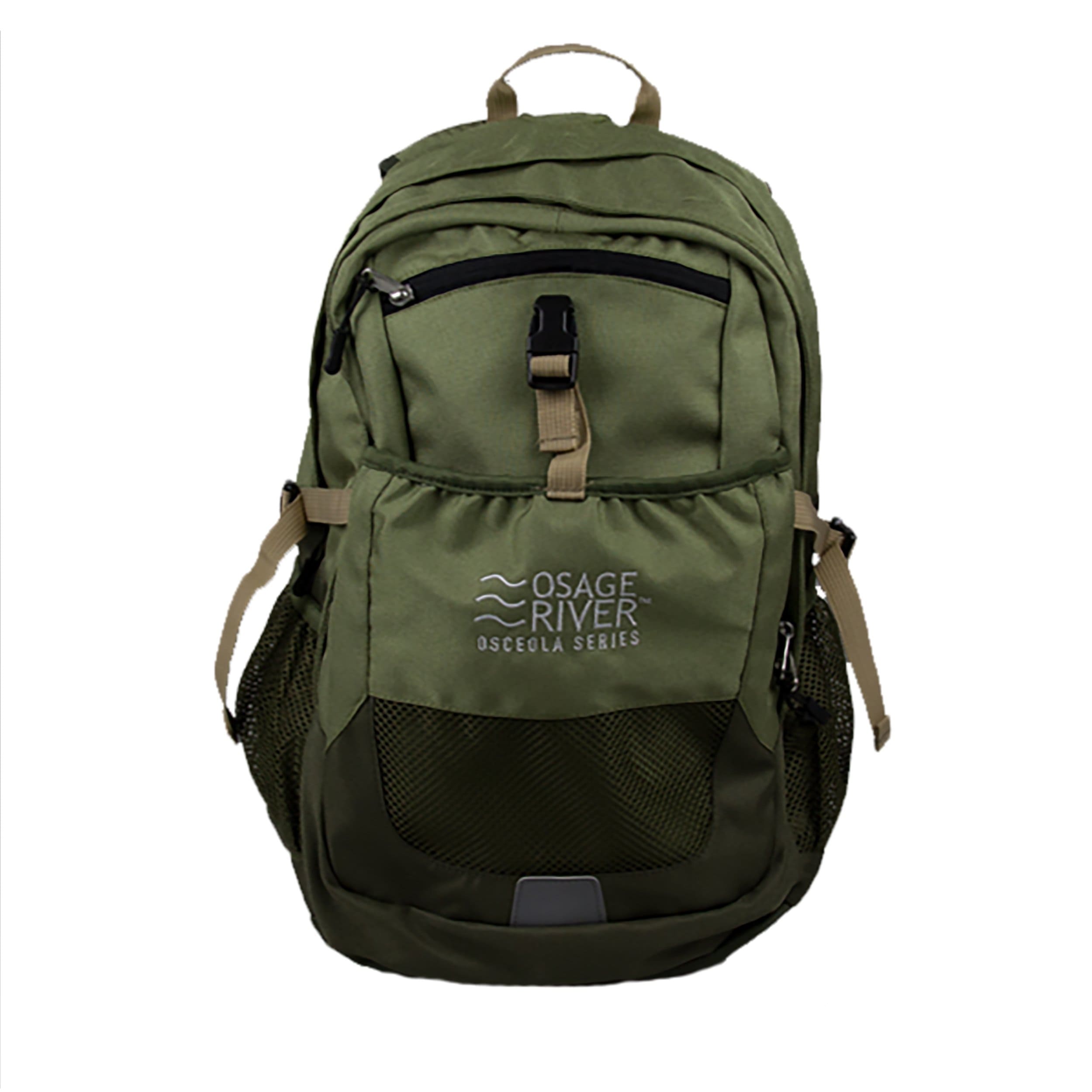 OSAGE RIVER Camping & Outdoor : Sleeping Bags & Cots Osage River Osceola Series Daypack - Olive/Tan