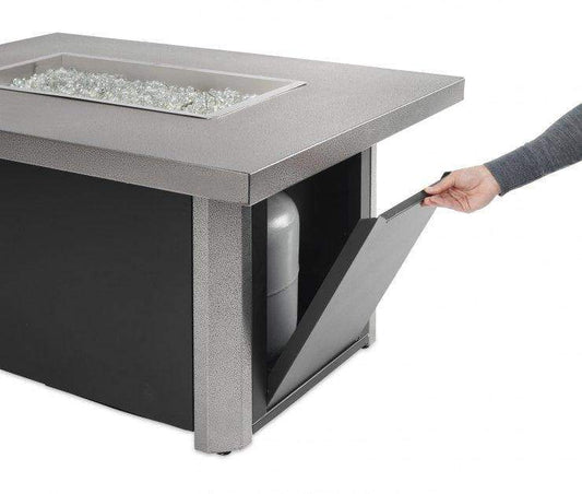 Outdoor Greatroom Fire Pits Caden Rectangular Gas Fire Pit Table