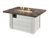 Outdoor Greatroom Fire PIts The Outdoor GreatRoom Company ALC-1224 Alcott Gas Fire Pit Table, 36.75x48-Inches