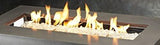 Outdoor Greatroom Linear Crystal Fire Burners The Outdoor GreatRoom Company Outdoor Great Room CF-1242-BLK, 12" x 42", Black