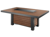 Outdoor Greatroom Linear Fire Pit Tables Kenwood Linear Dining Fire Table (KW-1242-K)