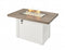 Outdoor Greatroom Rectangular Fire Pit Tables Stone Grey Havenwood Rectangular Gas Fire Pit Table with White Base