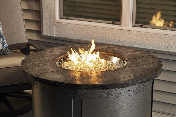 Outdoor Greatroom Round Fire Pit Tables Edison Gas Fire Pit Table (ED-20)