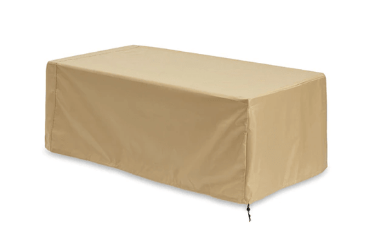 Outdoor Greatroom Tan Polyester Covers Protective Cover for Boreal, Supercast Key Largo, & Artisan Fire Pit Table (CVR5427)