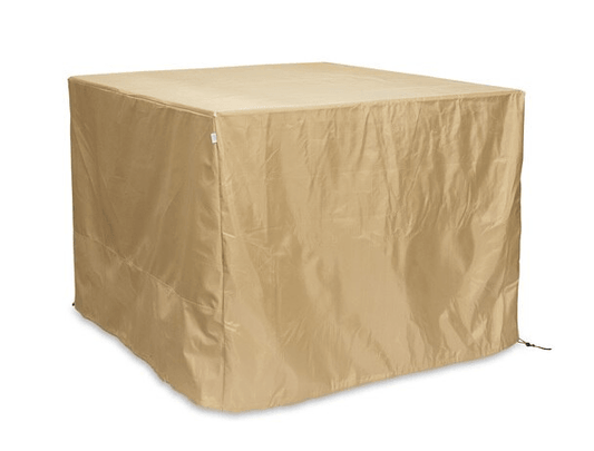 Outdoor Greatroom Tan Polyester Covers Rectangular Vinyl Cover for Marquee Fire Table, 59"x55" (CVR5955)