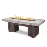 The Outdoor Plus - Alameda Fire Table 60" x 28" - Wood Grain  - OPT-ALMWG60