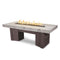 The Outdoor Plus - Alameda Fire Table 78" x 35" - Wood Grain  - OPT-ALMWG78